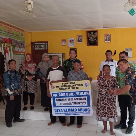 23 Warga Kemalo Abung Terima BLT Dana Desa Tiga Bulan