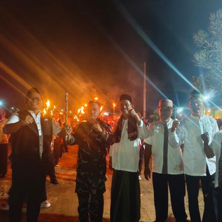 Sambut Ramadhan dengan Keceriaan, Warga Kemalo Gelar Pawai Obor