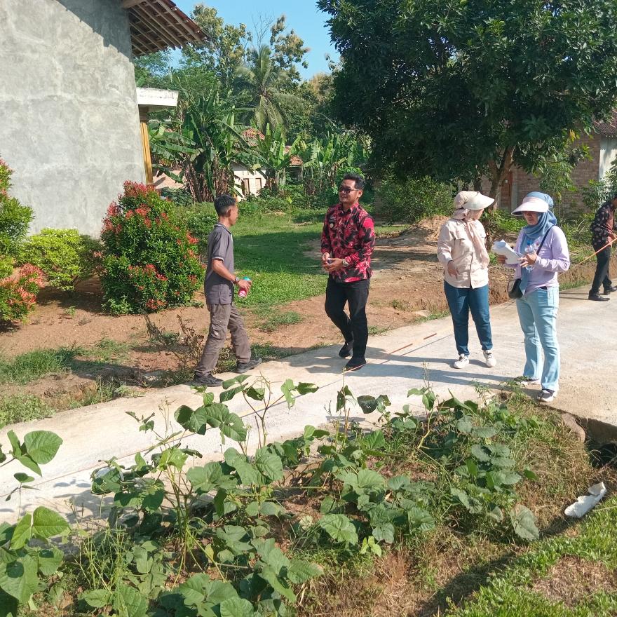 Dipimpin Irban 3, Inspektorat Pemkab Lampung Utara Lakukan Monev Di Kemalo Abung